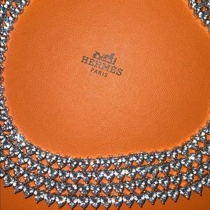 Heart tennis necklace